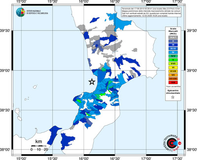 Mappa MCS - territori comuni