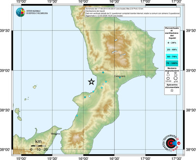 Mappa comuni con almeno 3 questionari
