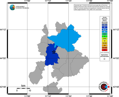Mappa MCS - territori comuni