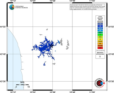 Mappa MCS - territori località