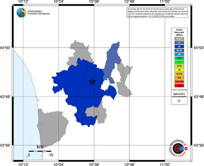 Mappa MCS - territori comuni