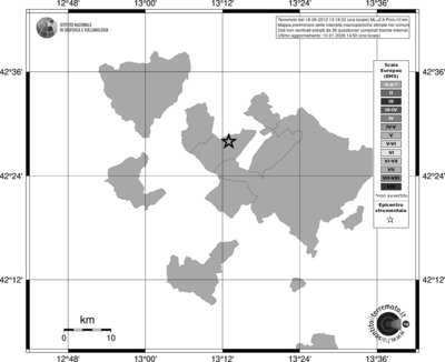 Mappa EMS - territori comuni