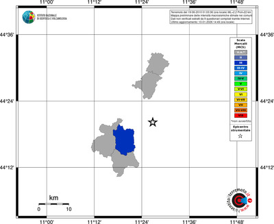 Mappa MCS - territori comuni