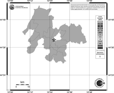 Mappa EMS - territori comuni