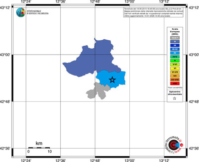 Mappa EMS - territori comuni