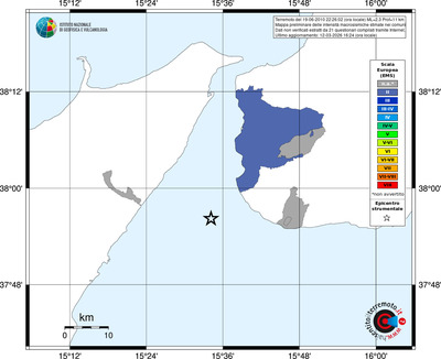 Mappa EMS - territori comuni