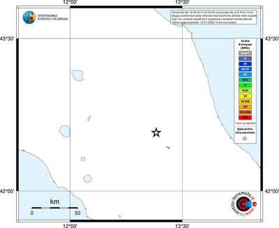 Mappa EMS - territori località