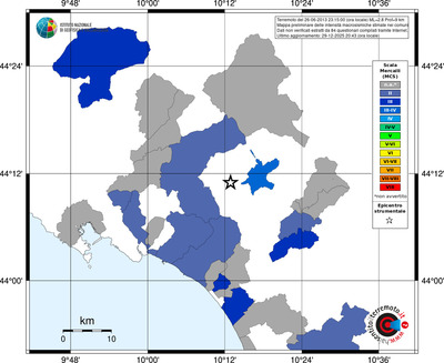 Mappa MCS - territori comuni