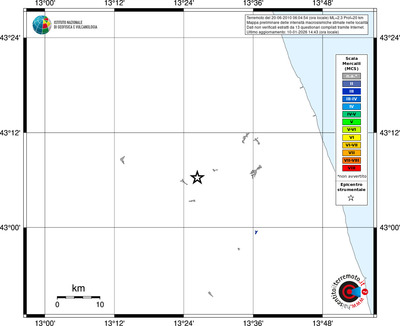 Mappa MCS - territori località