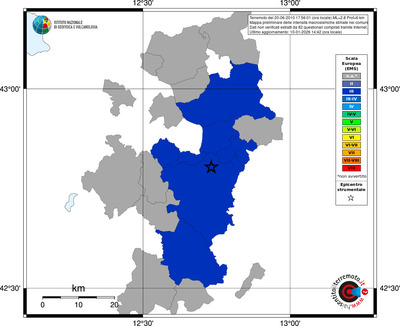 Mappa EMS - territori comuni