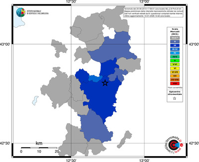 Mappa MCS - territori comuni