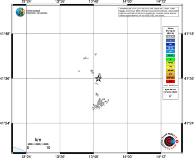 Mappa EMS - territori località