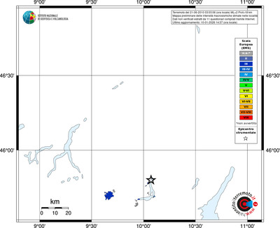 Mappa EMS - territori località