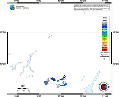 Mappa MCS - territori comuni