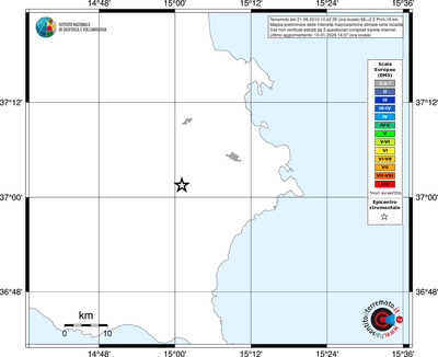 Mappa EMS - territori località