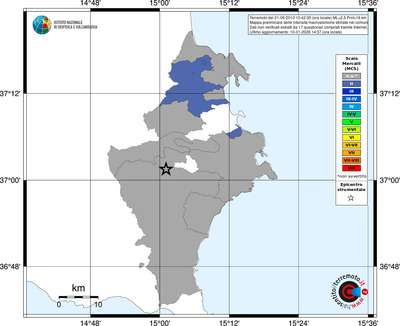 Mappa MCS - territori comuni