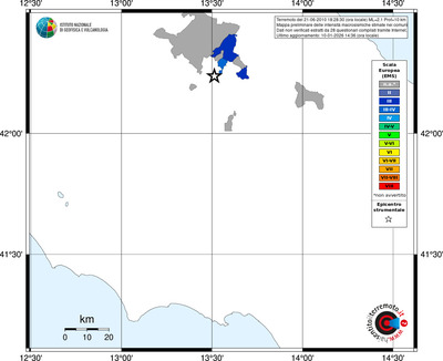 Mappa EMS - territori comuni