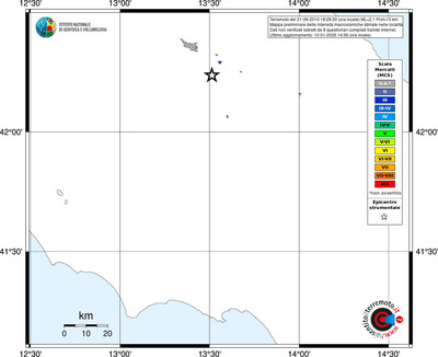 Mappa MCS - territori località