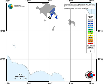 Mappa MCS - territori comuni