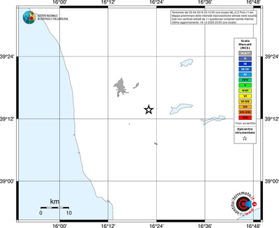 Mappa MCS - territori località