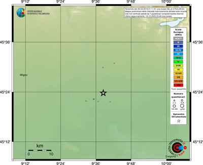 Mappa EMS - località