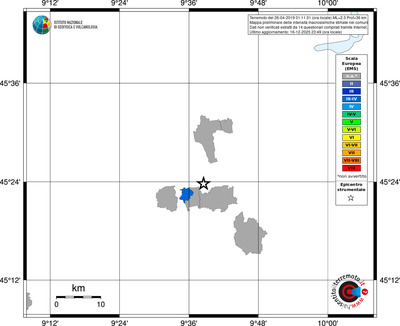 Mappa EMS - territori comuni