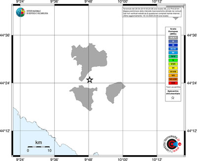 Mappa EMS - territori comuni