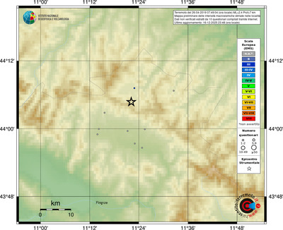 Mappa EMS - località