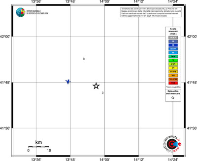 Mappa MCS - territori località
