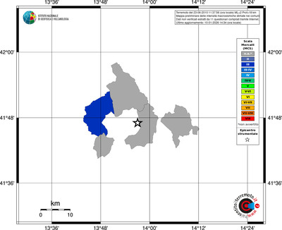 Mappa MCS - territori comuni