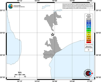 Mappa EMS - territori comuni
