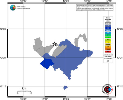 Mappa MCS - territori comuni