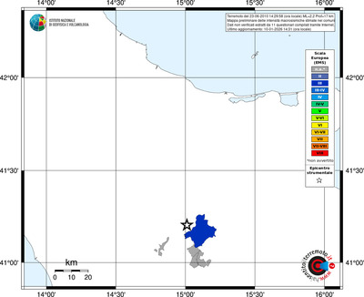 Mappa EMS - territori comuni