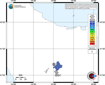 Mappa MCS - territori comuni