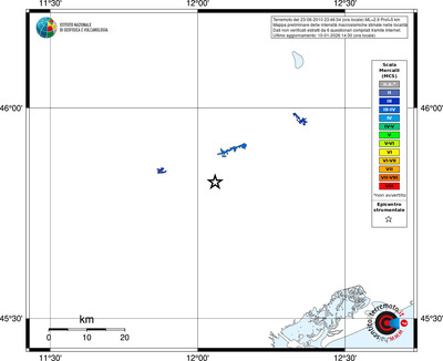Mappa MCS - territori località