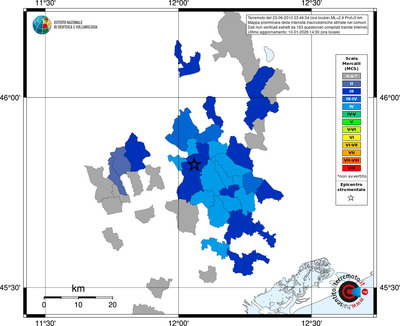 Mappa MCS - territori comuni