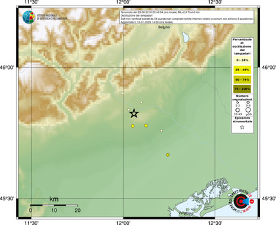 Mappa comuni con almeno 3 questionari