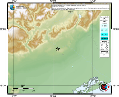 Mappa comuni con almeno 3 questionari