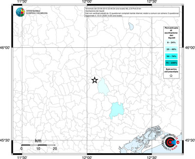 Mappa territorio comunale con almeno 3 questionari