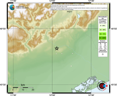 Mappa comuni con almeno 3 questionari