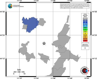 Mappa MCS - territori comuni