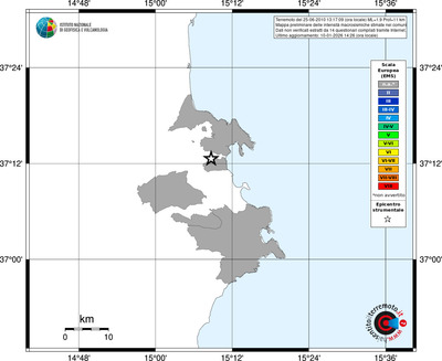 Mappa EMS - territori comuni