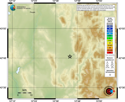 Mappa MCS - località