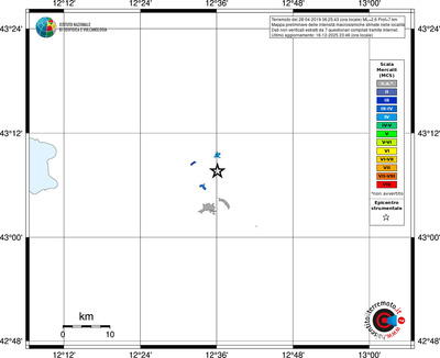 Mappa MCS - territori località