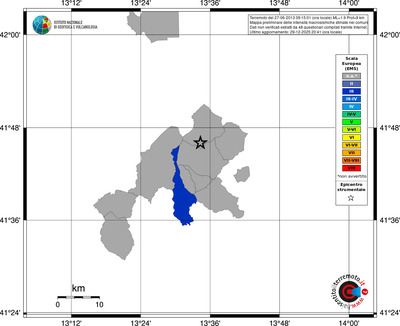 Mappa EMS - territori comuni