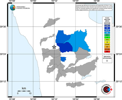 Mappa MCS - territori comuni