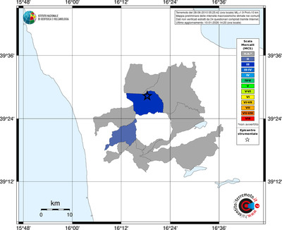Mappa MCS - territori comuni