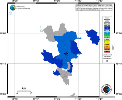 Mappa EMS - territori comuni