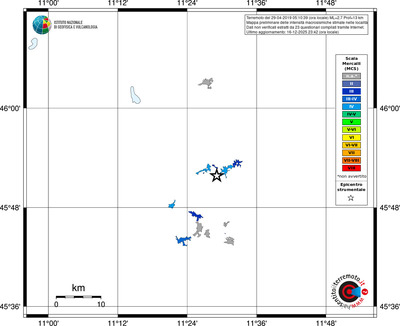 Mappa MCS - territori località