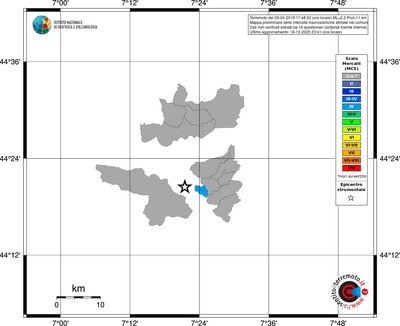 Mappa MCS - territori comuni